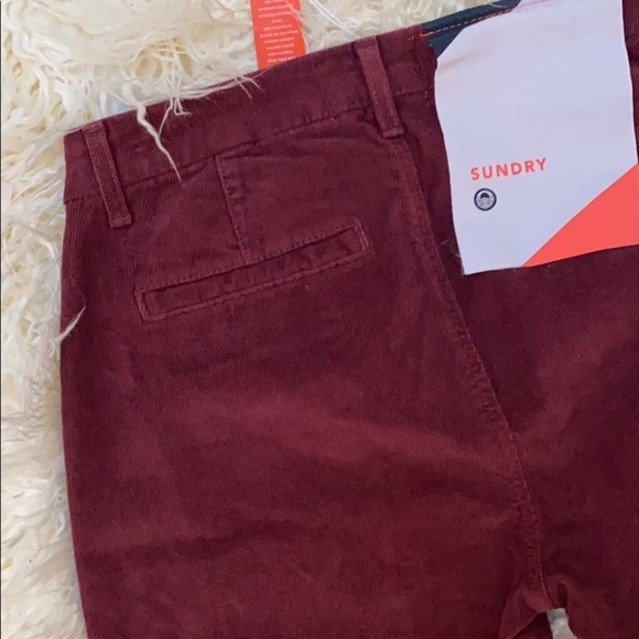 Anthro Sundry Leopard-Striped Corduroy Trousers - Picture 9 of 9